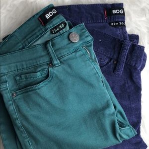 BDG high rise jeans/pants, size 25W